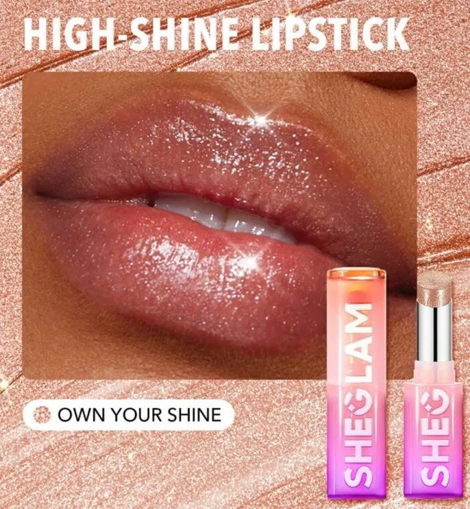 Sheglam MIRROR KISS HIGH-SHINE LIPSTICK - Image 8