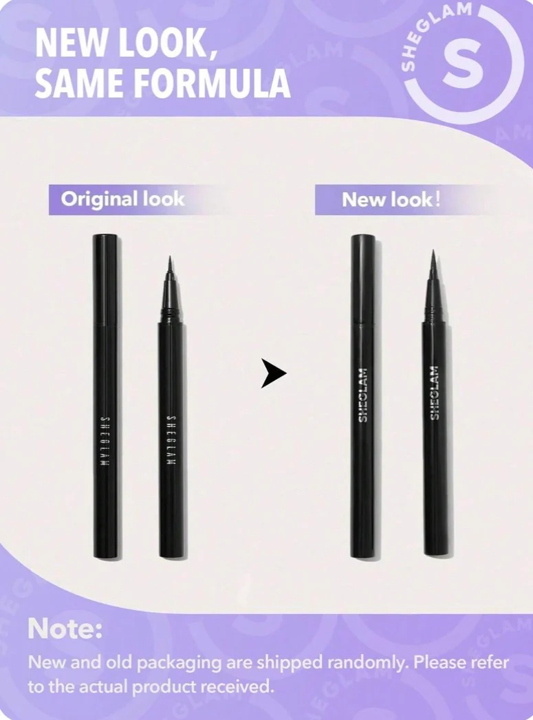 Sheglam On Fleek Long Lasting Liquid Eyeliner-Black - Image 4
