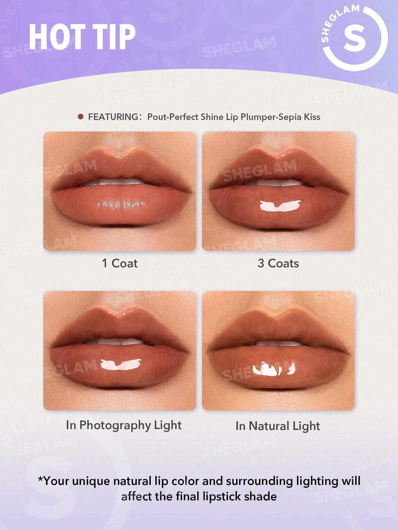 Sheglam Pout-Perfect Shine Lip Plumper - Image 19