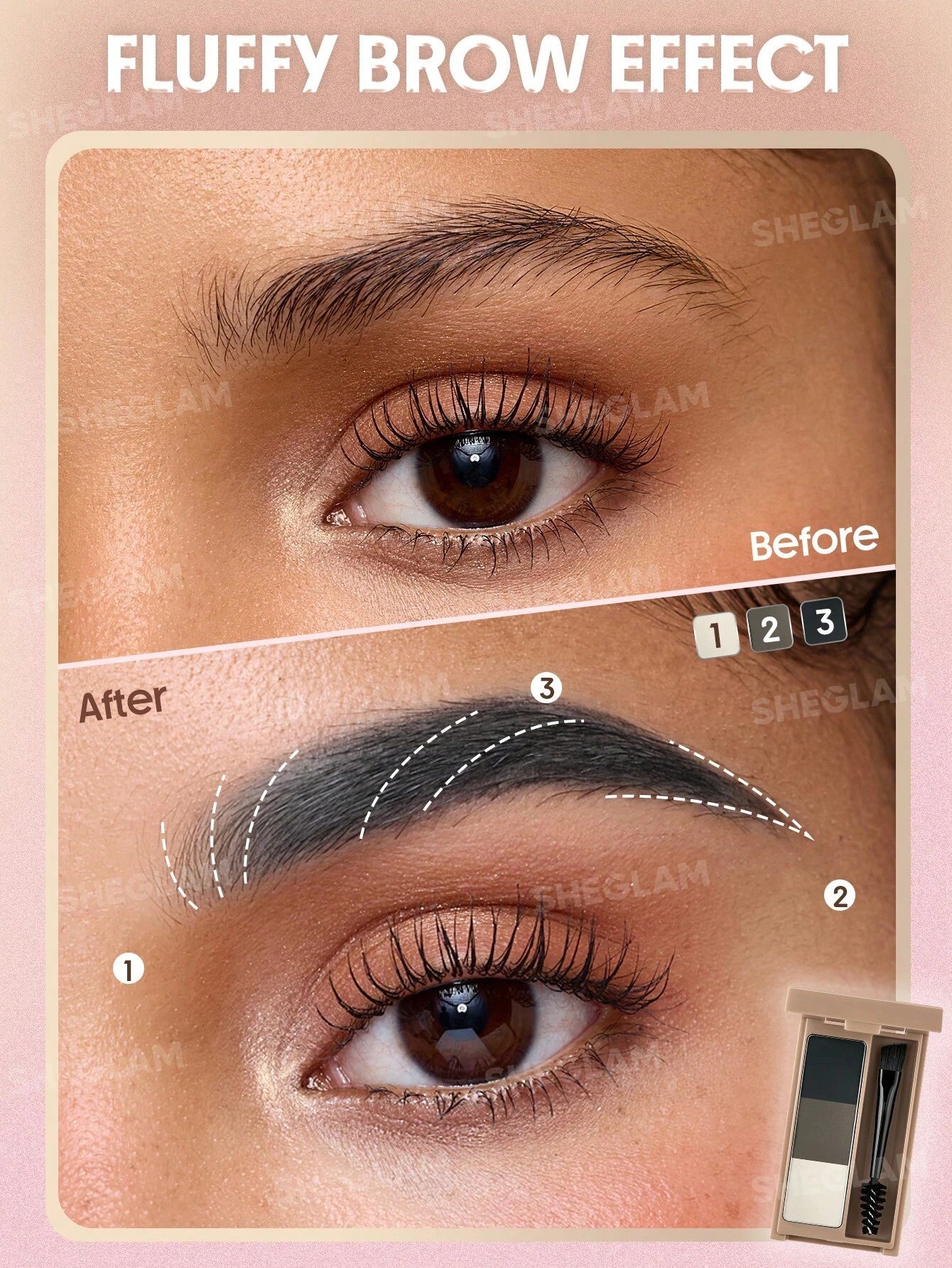 Sheglam Puff Brow Palette - Image 5