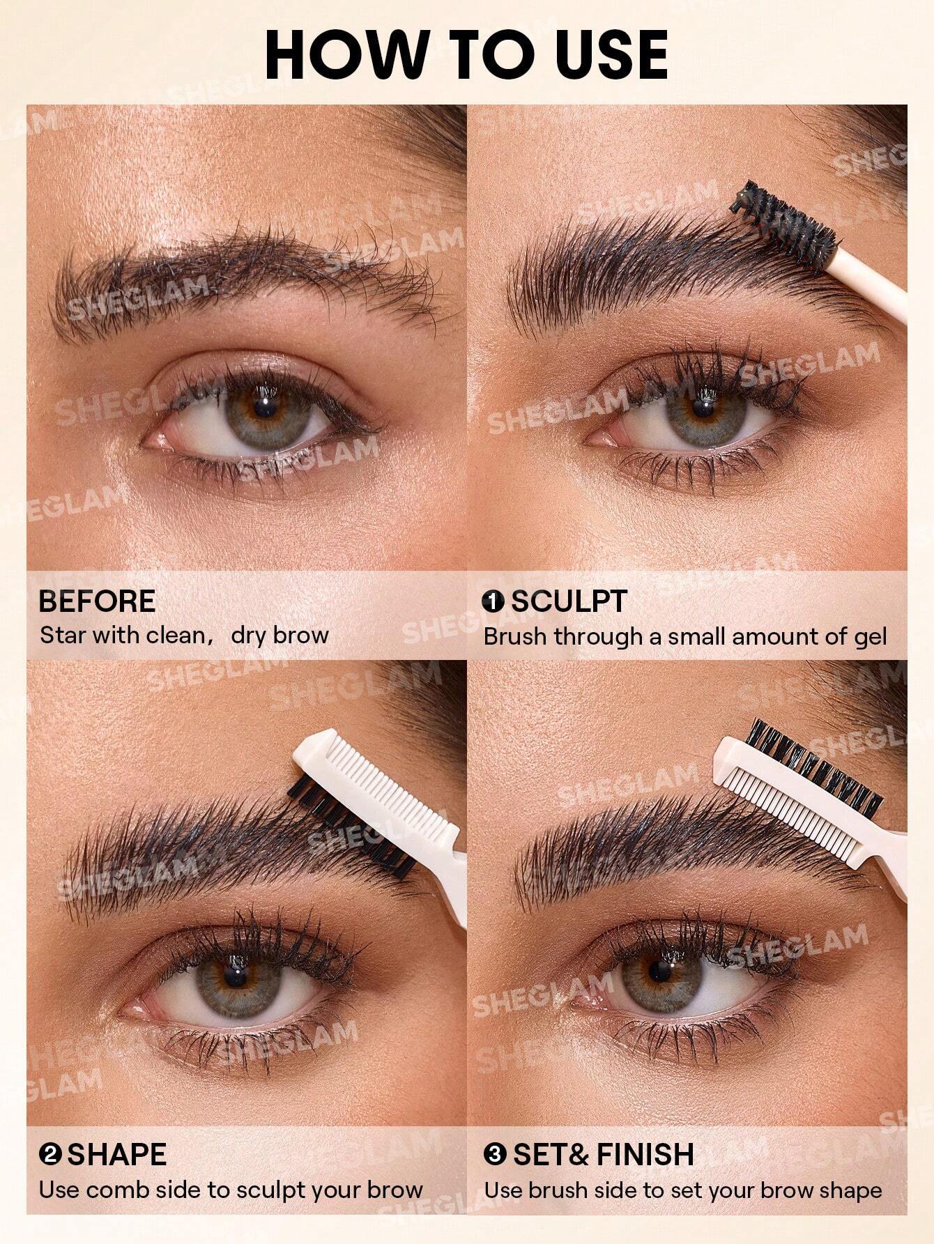 Sheglam Save Lt Laminating Brow Gel - Image 5