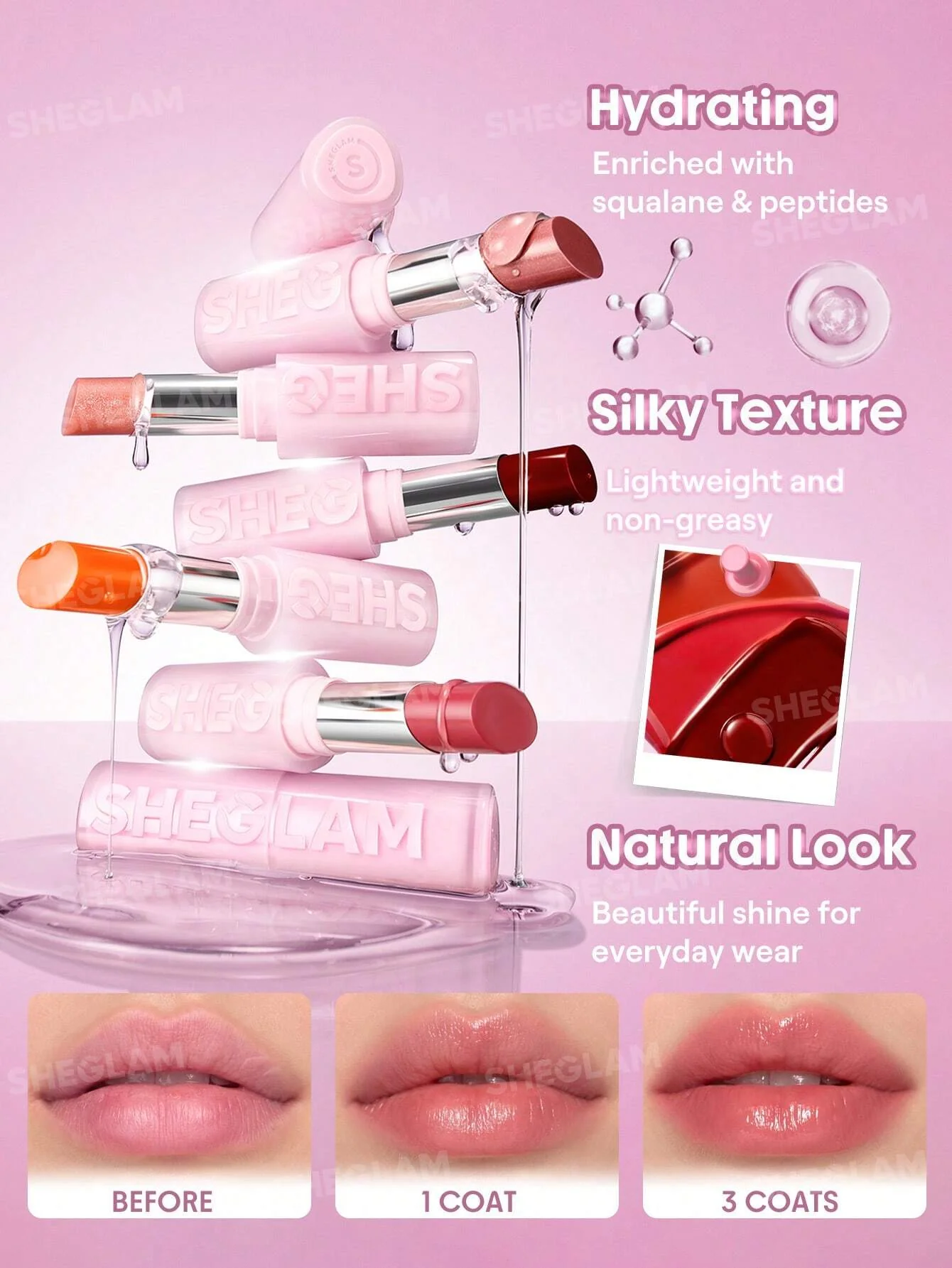 Sheglam Silk Slip Lip Oil Balm - Image 7