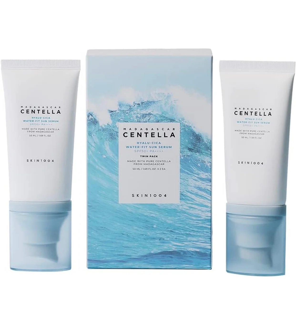 Skin1004 Centella hyalu-cica water-fit sun serum twin pack