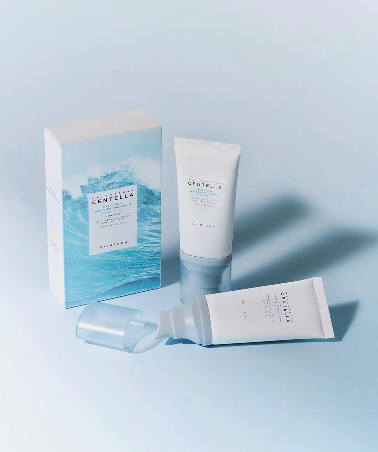 Skin1004 Centella hyalu-cica water-fit sun serum twin pack - Image 3