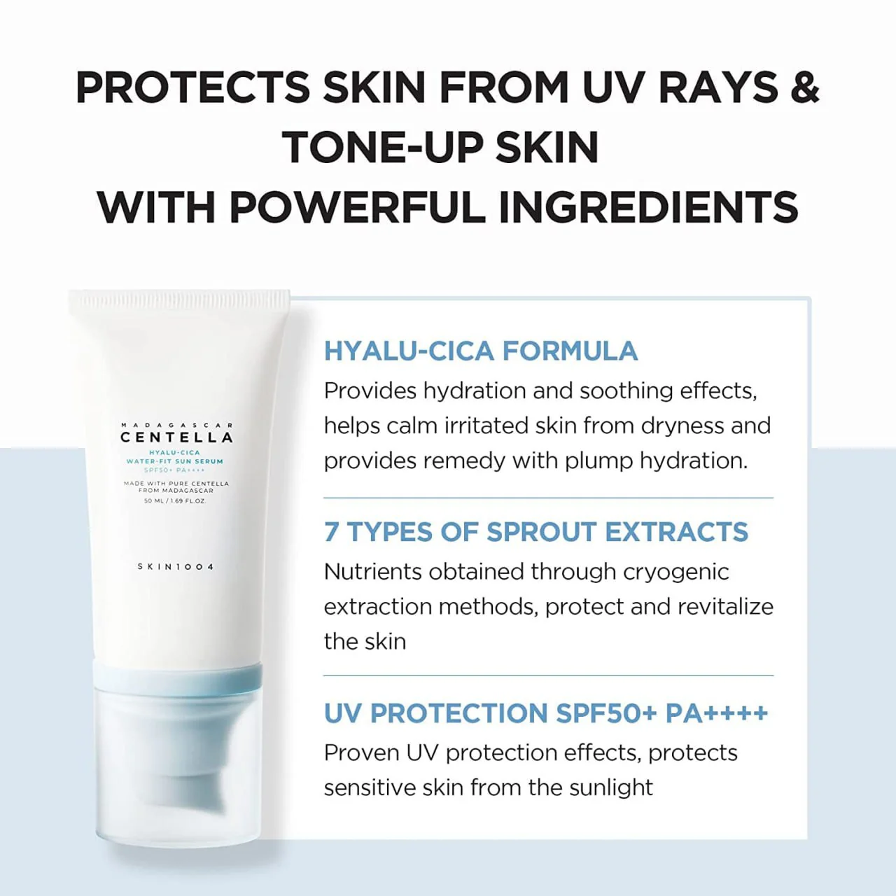 Skin1004 Centella hyalu-cica water-fit sun serum twin pack - Image 5