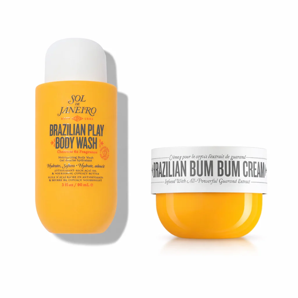 Sol De Janeiro Cheriosa 62 Bum Bum cream and body wash duo