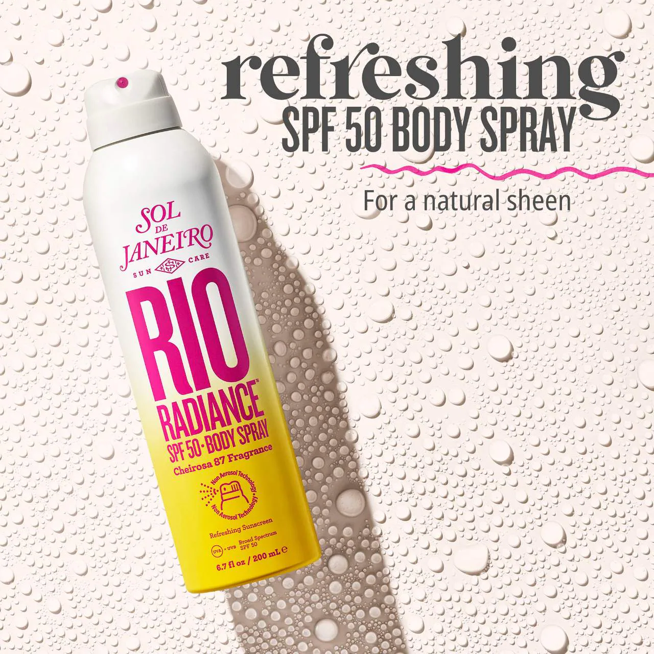 Sol De Janeiro Rio Radiance SPF 50 Body Spray Sunscreen with Niacinamide - Image 8