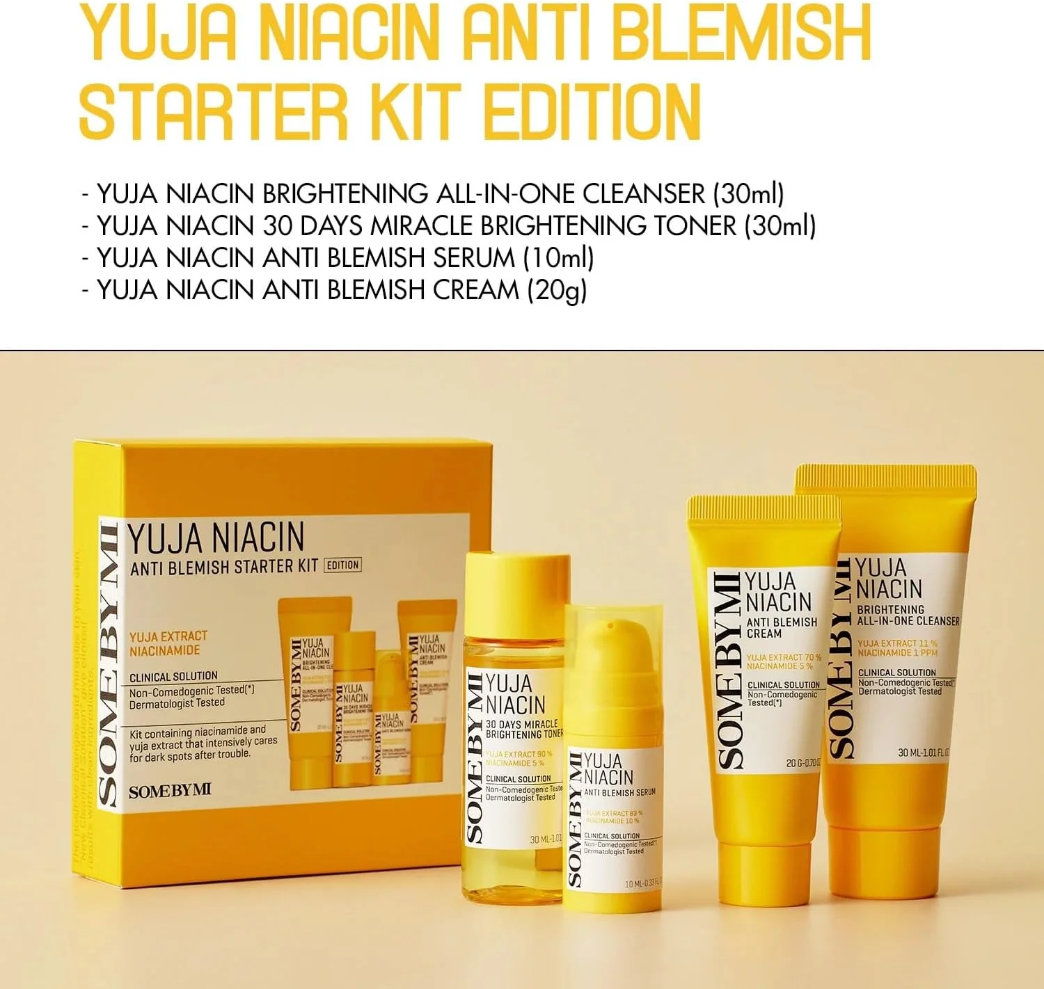 SOME BY MI Yuja Niacin Anti Blemish Starter Kit - Image 2