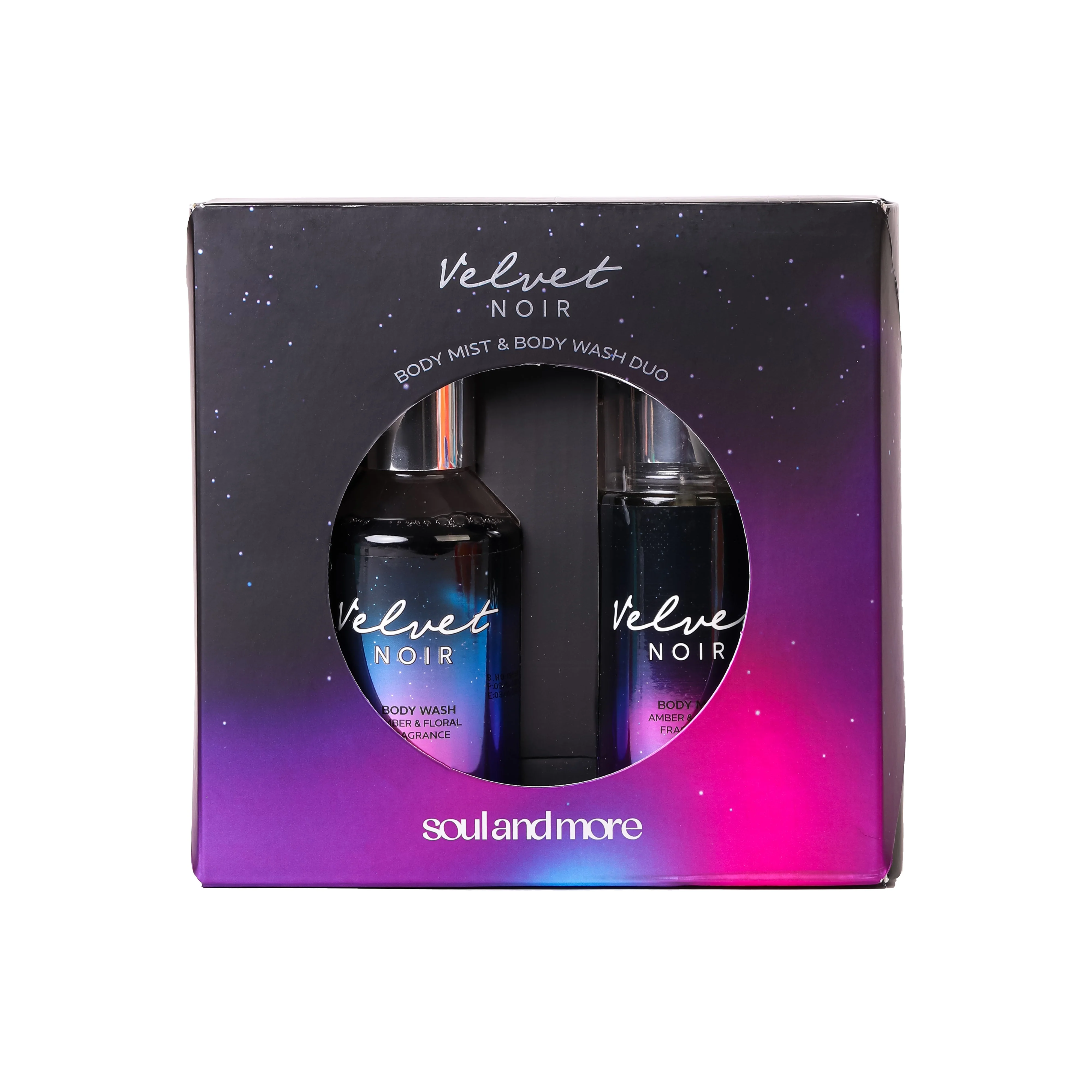 SOUL AND MORE Velvet Noir Set of 2