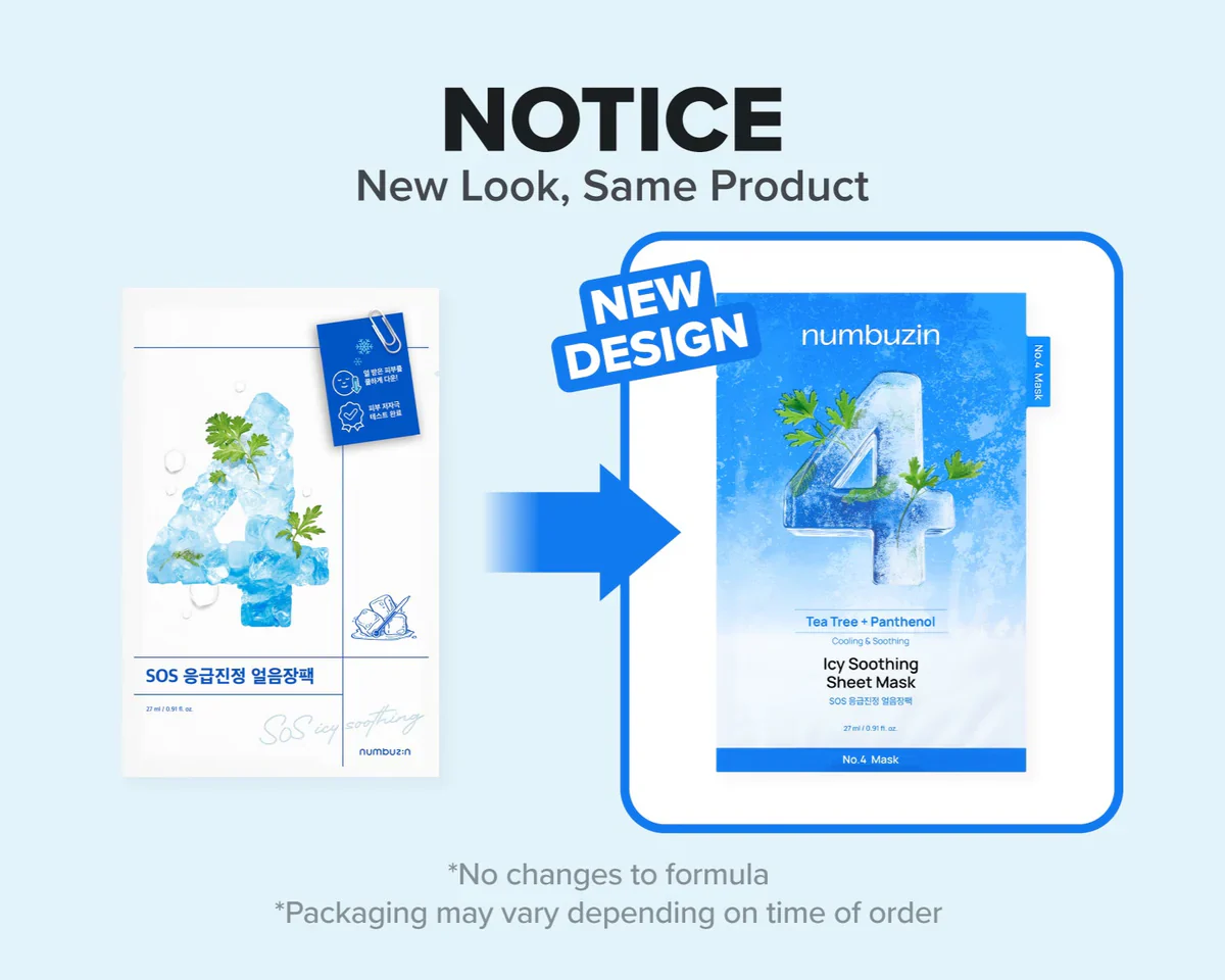 NUMBUZIN No.4 Icy Soothing Sheet Mask - Image 7