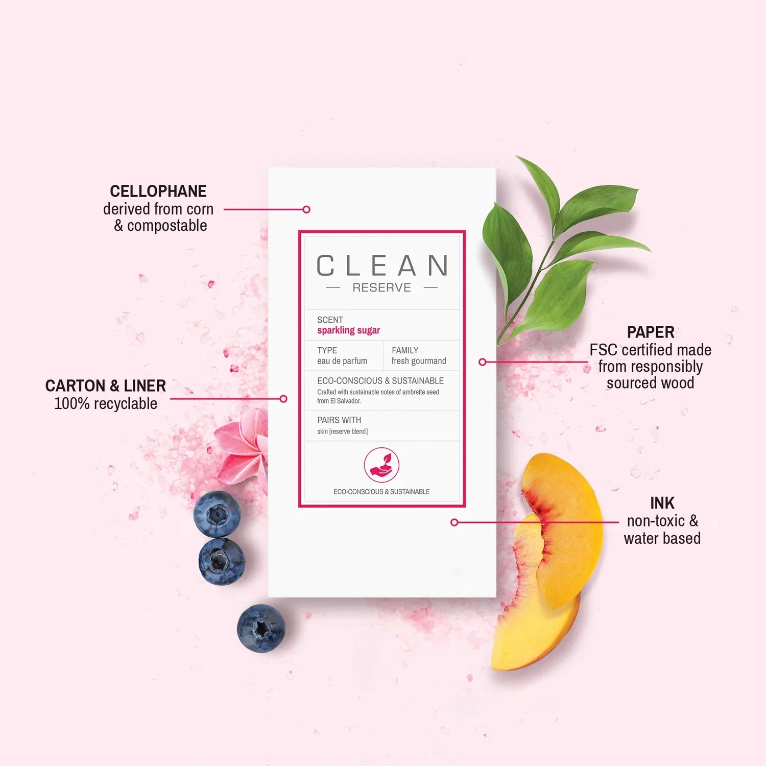 Clean Reserve Sparkling Sugar Clean EDP (sample size) rollerball - Image 4