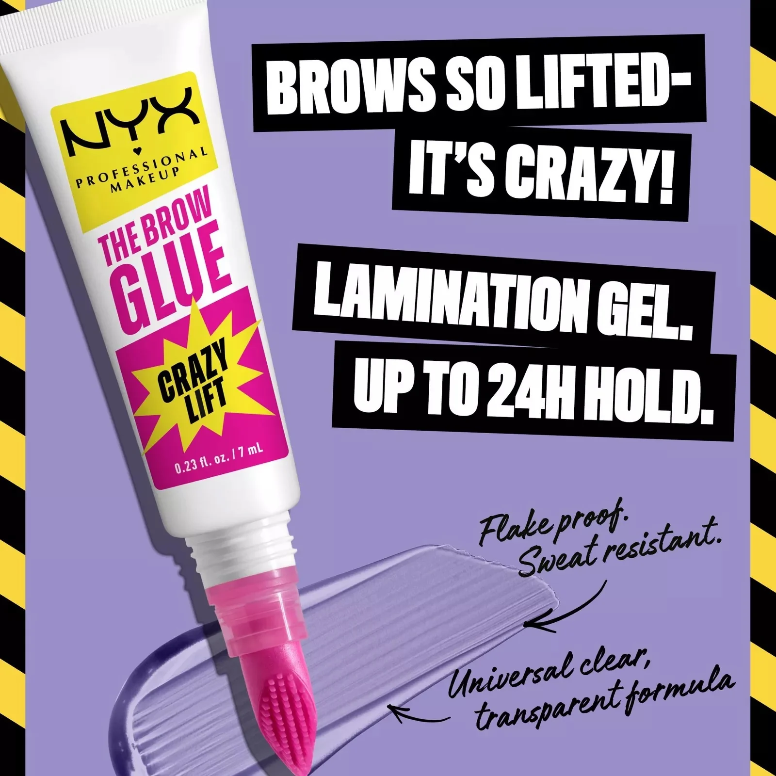 NYX The Brow Glue Crazy Lift Brow Lamination Gel - Image 4