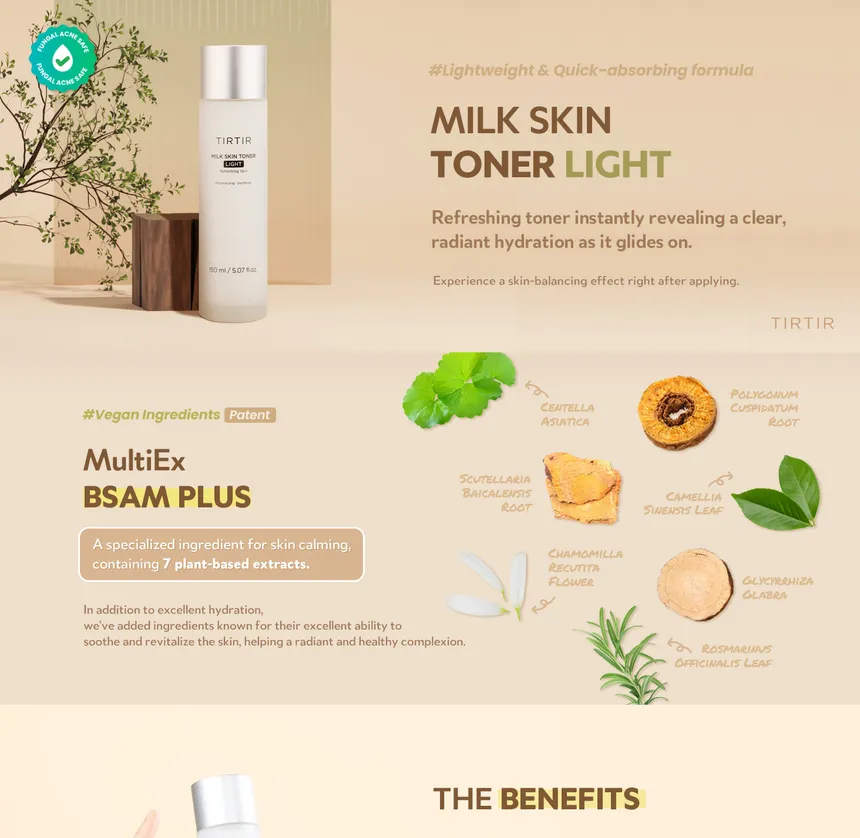 TIRTIR - Milk Skin Toner Light - Image 3