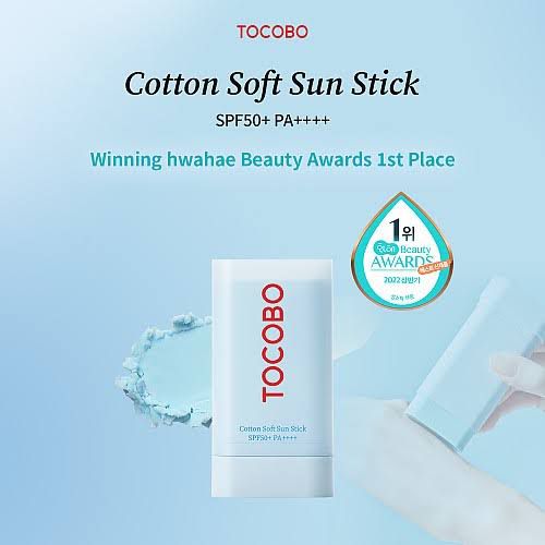 Tocobo Cotton Soft Sun Stick SPF50+ PA++++ - Image 2