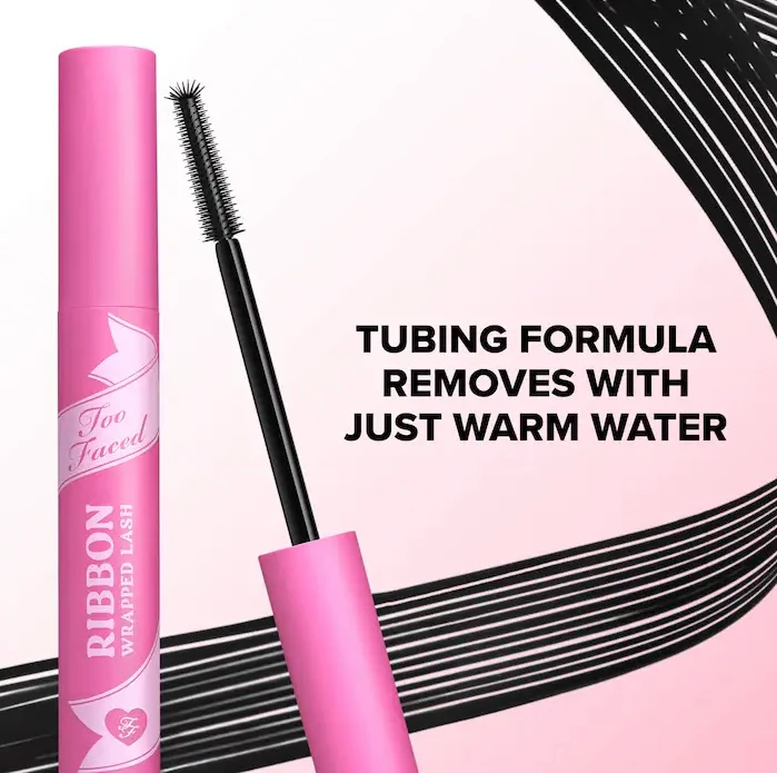 Too Faced Ribbon Wrapped Lash Extreme Length Tubing Mascara (Mini Size) - Image 6