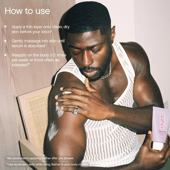 Topicals Slather Exfoliating Body Serum with Retinol and AHAs - Image 5