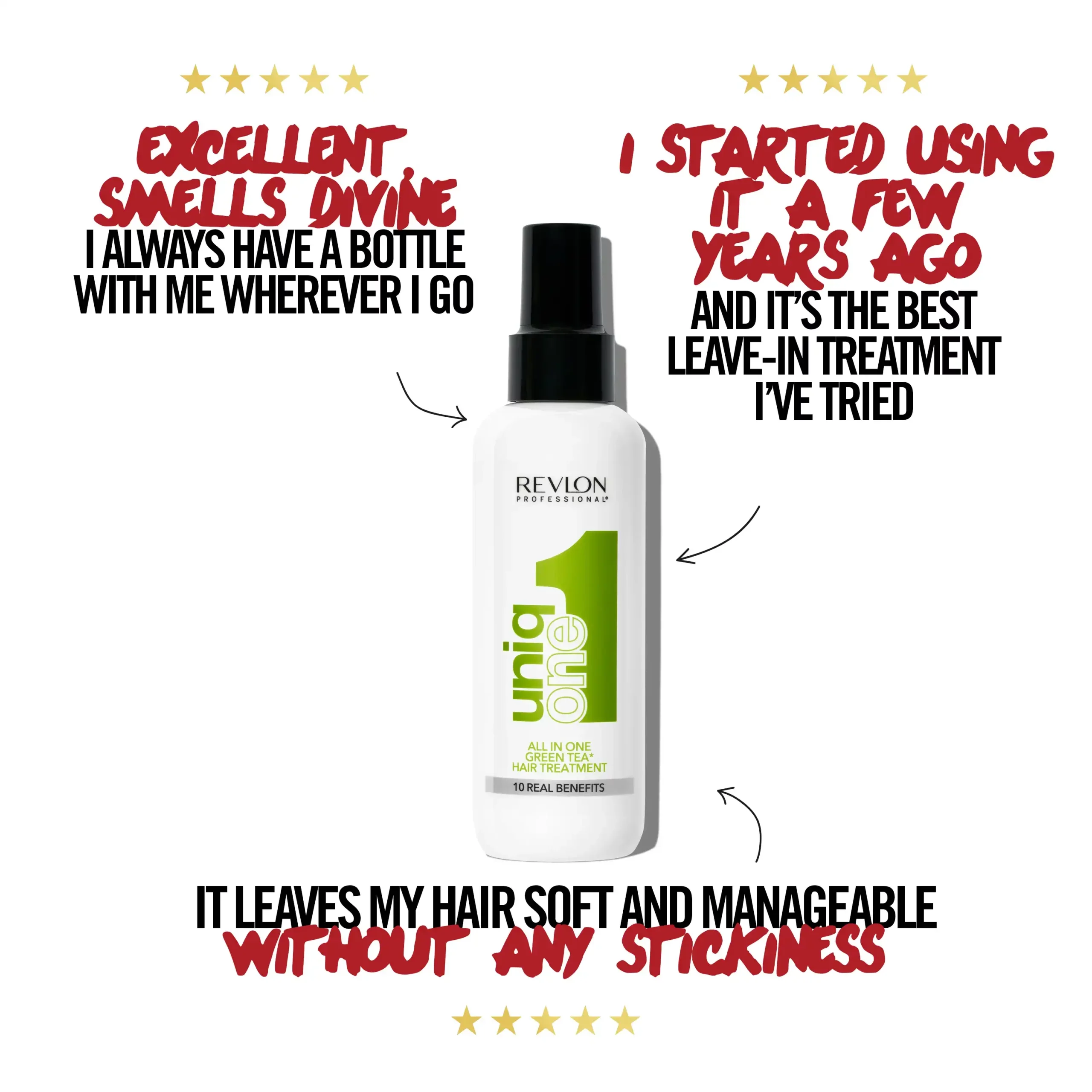 REVLON UNIQONE™ HAIR TREATMENT GREEN TEA FRAGRANCE - Image 3