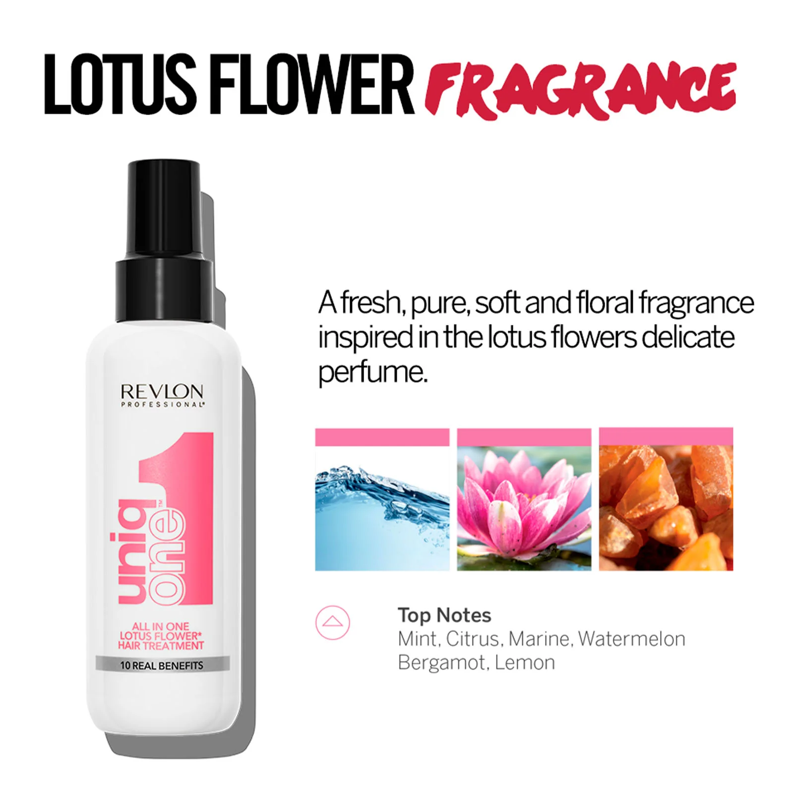 REVLON UNIQONE™ HAIR TREATMENT LOTUS FLOWER FRAGRANCE - Image 2
