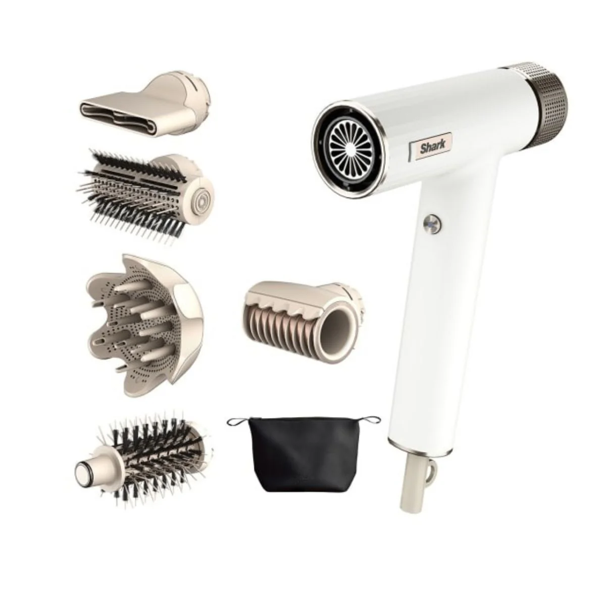 Shark SpeedStyle RapidGloss Finisher & High-Velocity Hair Dryer (5 Attachments)