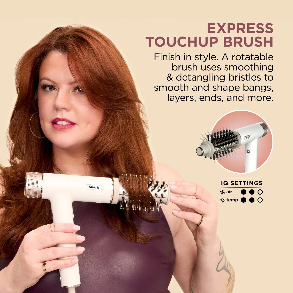 Shark SpeedStyle RapidGloss Finisher & High-Velocity Hair Dryer (5 Attachments) - Image 17