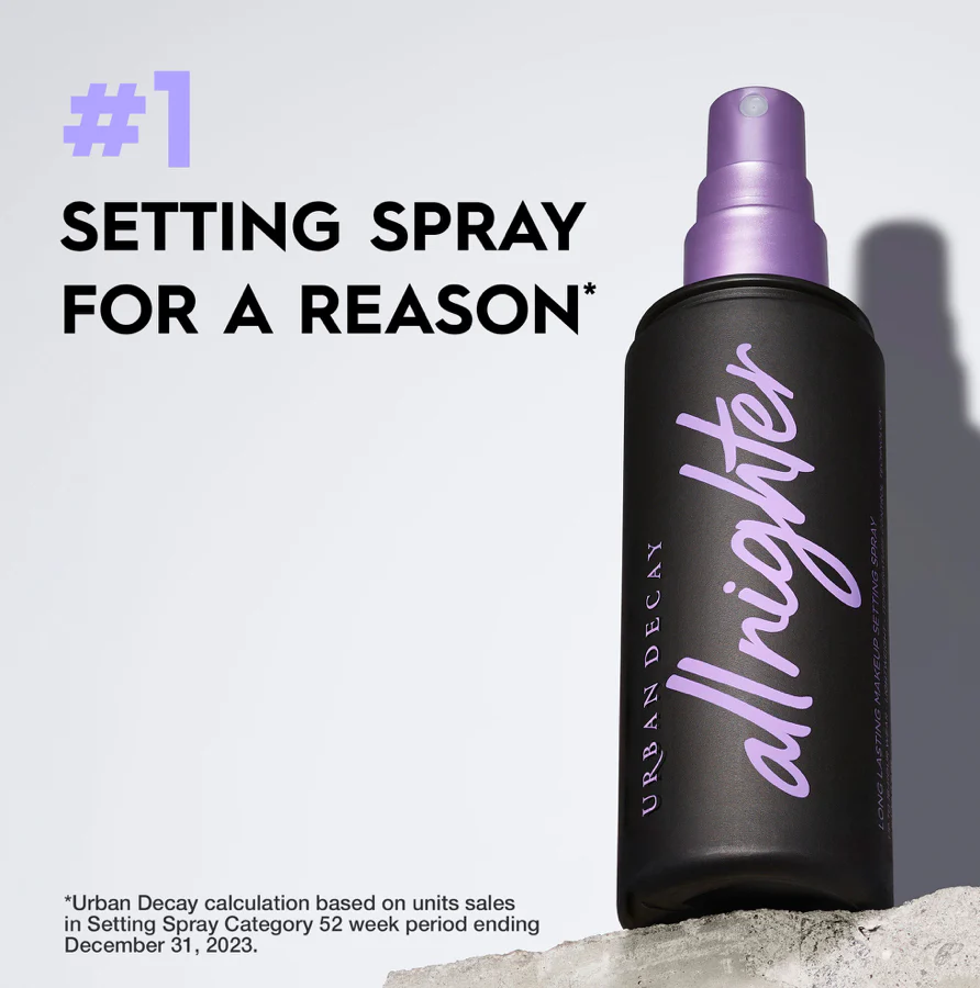 URBAN DECAY PARTY PACK ALLNIGHTER SETTING SPRAY TRIO HOLIDAY MAKEUP SET - Image 5