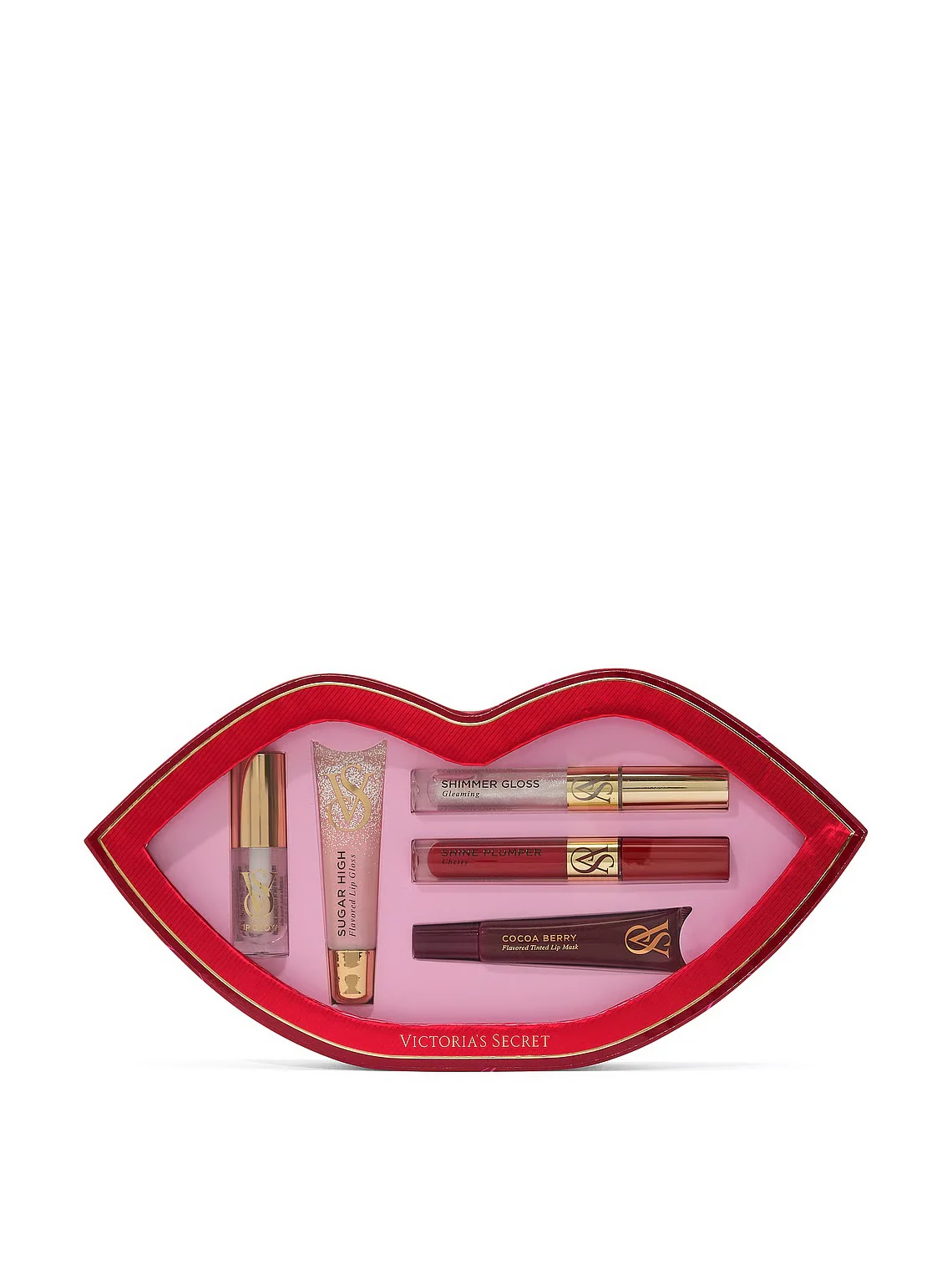 Victoria’s Secret 5-Piece Lip Gloss, Oil, Mask & Lip Plumper Gift Set