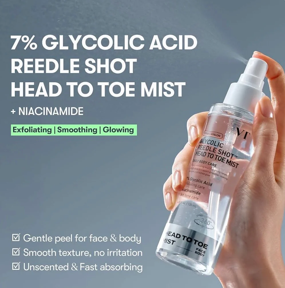 Vt Cosmetics Glycolic Reedle Shot Head To Toe Mist - Image 2