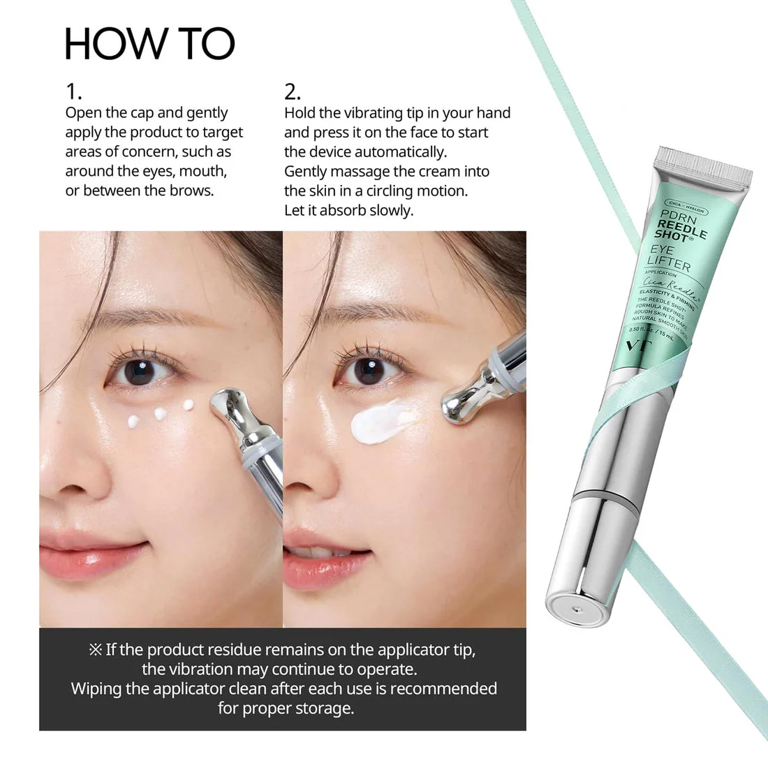 VT Cosmetics PDRN Reedle Shot Eye Lifter - Image 4