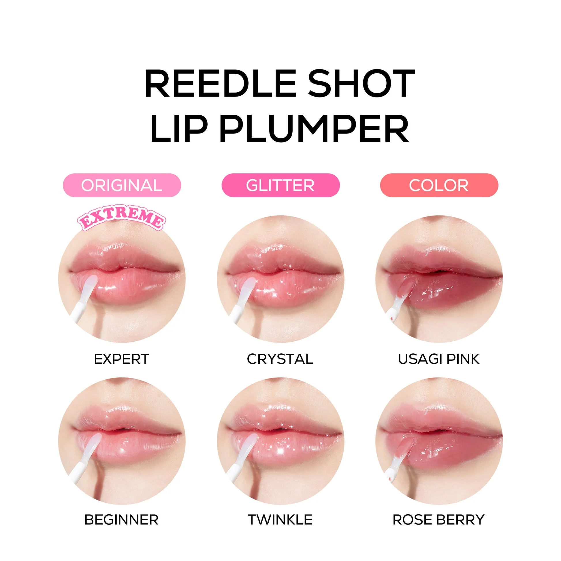 VT Cosmetics Reedle Shot Lip Plumper Rose Berry - Image 5